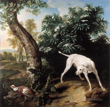 犬 Painting - 犬 デスポルテ シェンヌ・ブランシュ